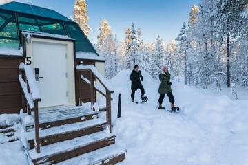 Фото номера Стеклянное иглу Отель Arctic SnowHotel &amp; Glass Igloos г. Синетта 2