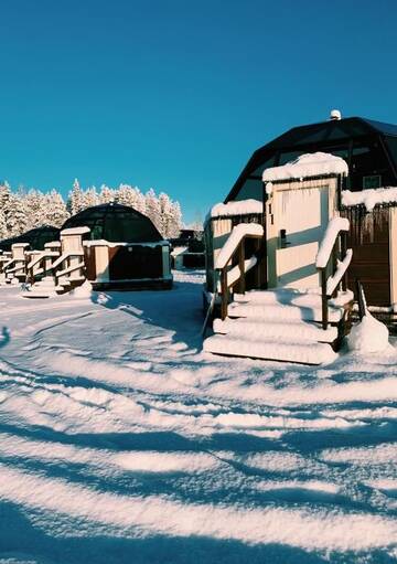 Фото номера Стеклянное иглу Отель Arctic SnowHotel &amp; Glass Igloos г. Синетта 30