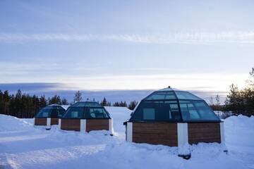 Фото номера Стеклянное иглу Отель Arctic SnowHotel &amp; Glass Igloos г. Синетта 12