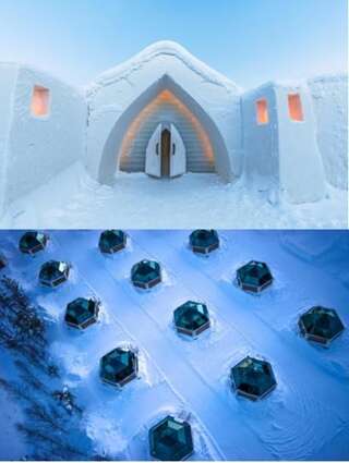 Фото Отель Arctic SnowHotel &amp; Glass Igloos г. Синетта